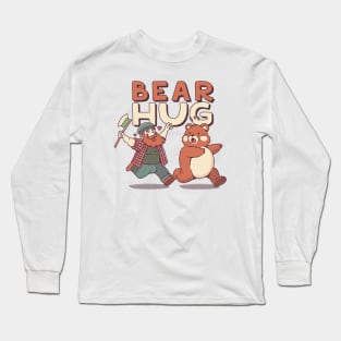 Bear Hug Cuteness Attack by Tobe Fonseca Long Sleeve T-Shirt